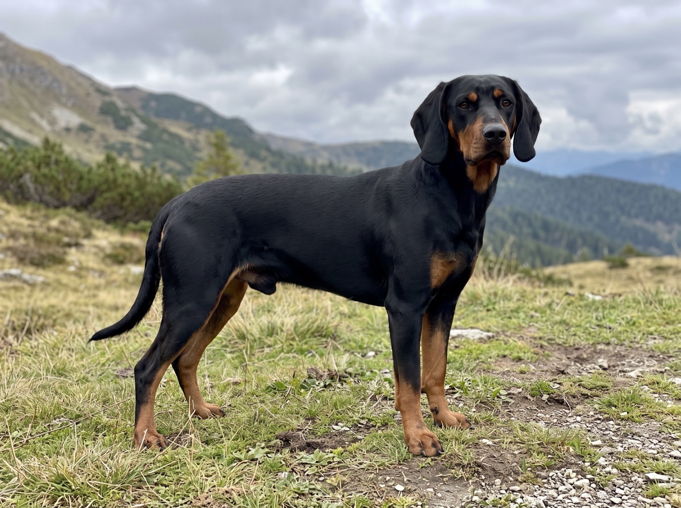 Austrian Black and Tan Hound